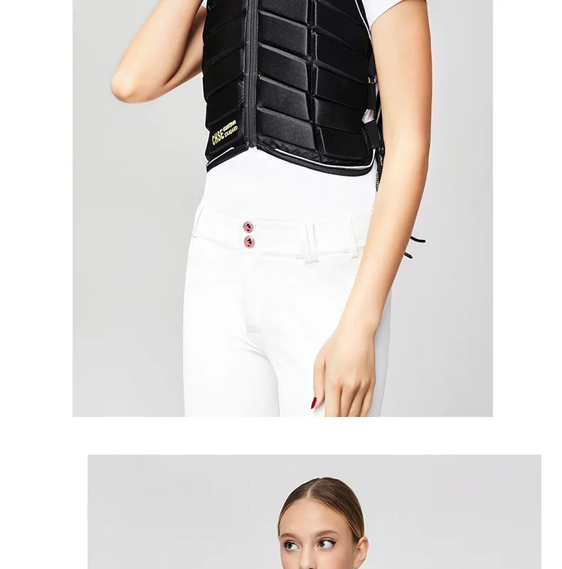 Cavesson Protective vest Thickened equestrian armor Equestrian riding safety body protector horse riding vest equestrian body armor