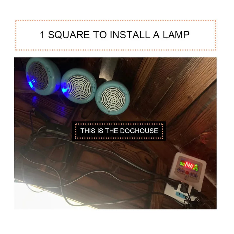 Pet Heating Lamp Animal Warm Light Chicken Thermostatic Temperature Controller Heater Reptile Box Heating lamp 220V 300W