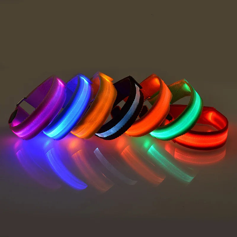 4pcs USB LED Horse Legging Bands Horse Equipment For Night Riding Horse Leg Harness Belts Equestrian Supplies Outdoor Sports