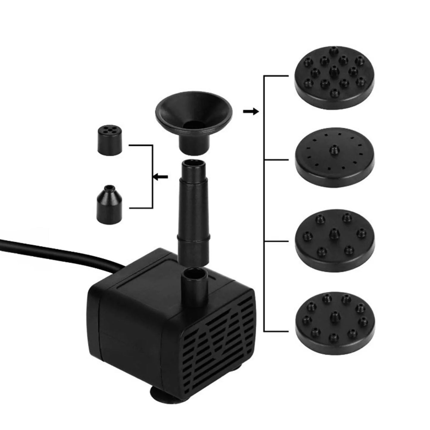 NEW Solar Water Fountain Pool Pond Waterfall Fountain Garden Decoration Outdoor Bird Bath Solar Powered Fountain Floating Water