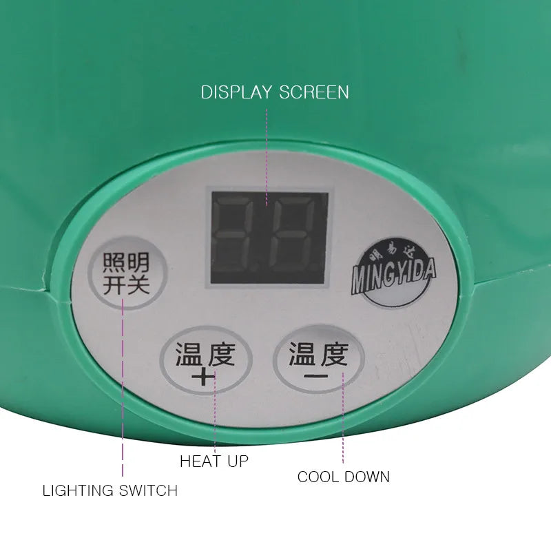 Pet Heating Lamp Animal Warm Light Chicken Thermostatic Temperature Controller Heater Reptile Box Heating lamp 220V 300W