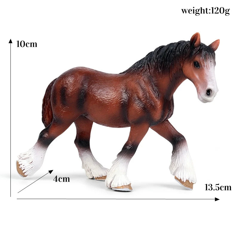 Miniature Horse Cowboy Stud Farm Stable Horseman Action Figures Animal Model Appaloosa Harvard Hannover Clydesdale Quarter Horse and more
