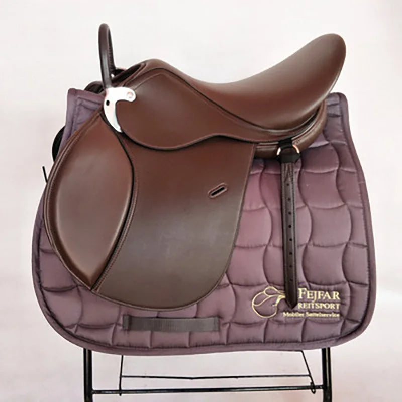 New Integrated Saddle Double Belly Large Pony Horse Riding Special Saddle