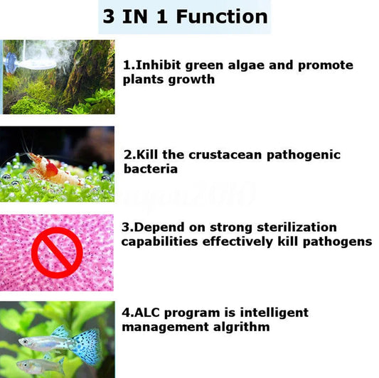 Chihiros Doctor Bluetooth APP control 3 IN 1 Algae Remover Twinstar Style Electronic inhibit Aquarium plant shrimp tank EU/US plug