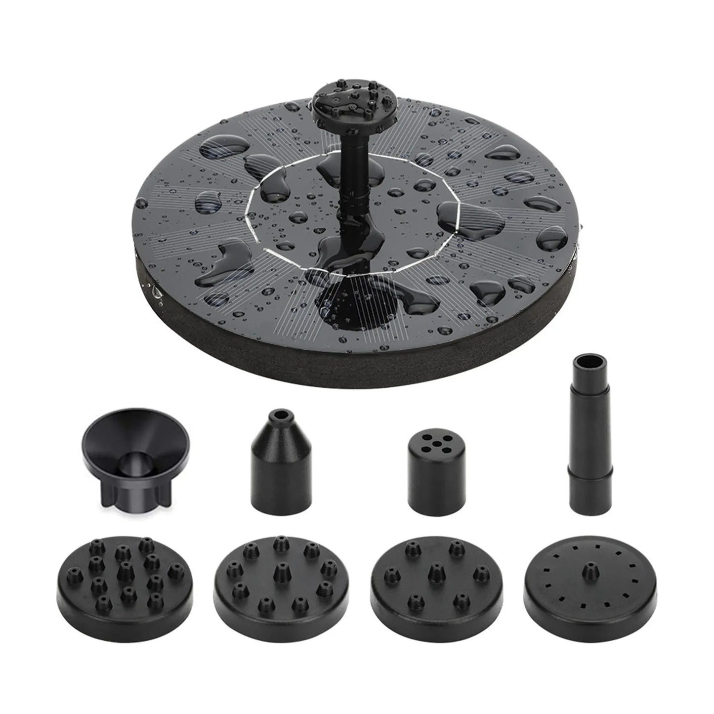 NEW Solar Water Fountain Pool Pond Waterfall Fountain Garden Decoration Outdoor Bird Bath Solar Powered Fountain Floating Water