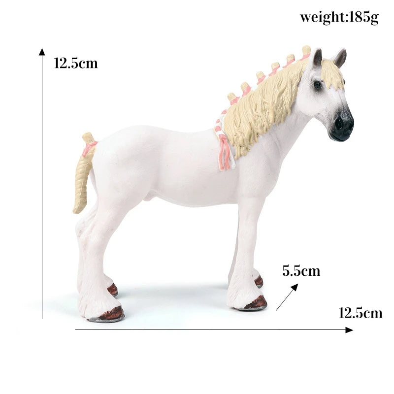 Miniature Horse Cowboy Stud Farm Stable Horseman Action Figures Animal Model Appaloosa Harvard Hannover Clydesdale Quarter Horse and more