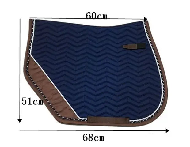Cotton Composite Saddle Horse Saddle Pad   Blue  Saddle Pads For Horse