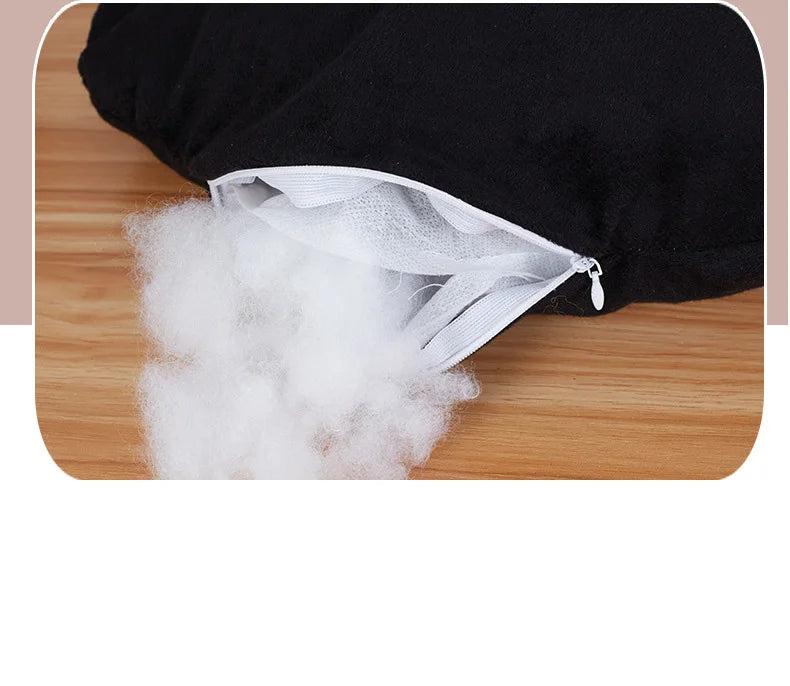 Warm Black Cat Shaped House/Bed For Cats Bed Cushion Sleeping Bag Mat Cat Accessories Pet  Bed Kennel