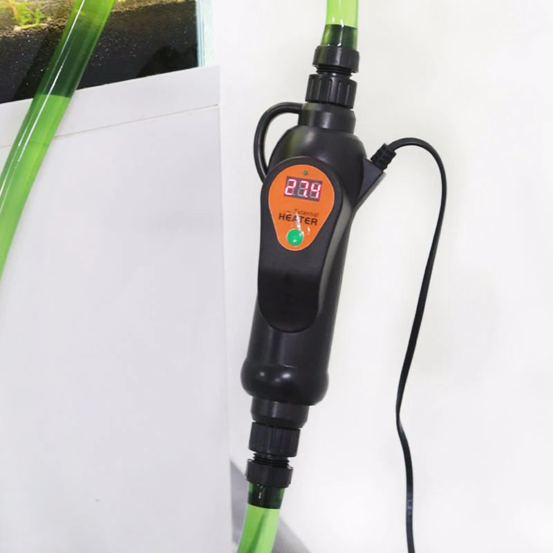 SUNSUN EH-300 EH-500 220V Aquarium Fish Tank Adjustable Temperature External Heater Connecting filter or pump