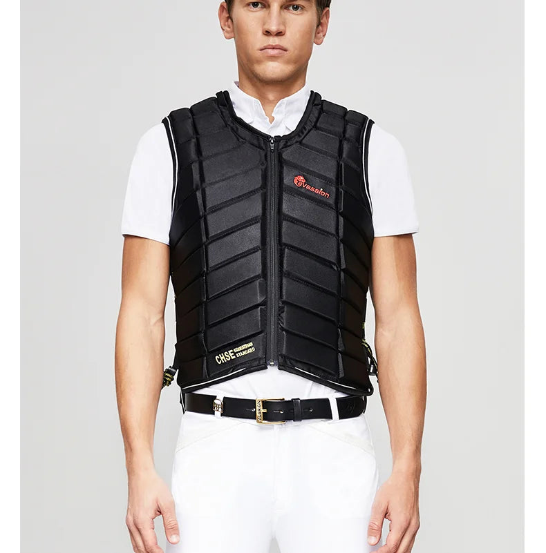 Cavesson Protective vest Thickened equestrian armor Equestrian riding safety body protector horse riding vest equestrian body armor