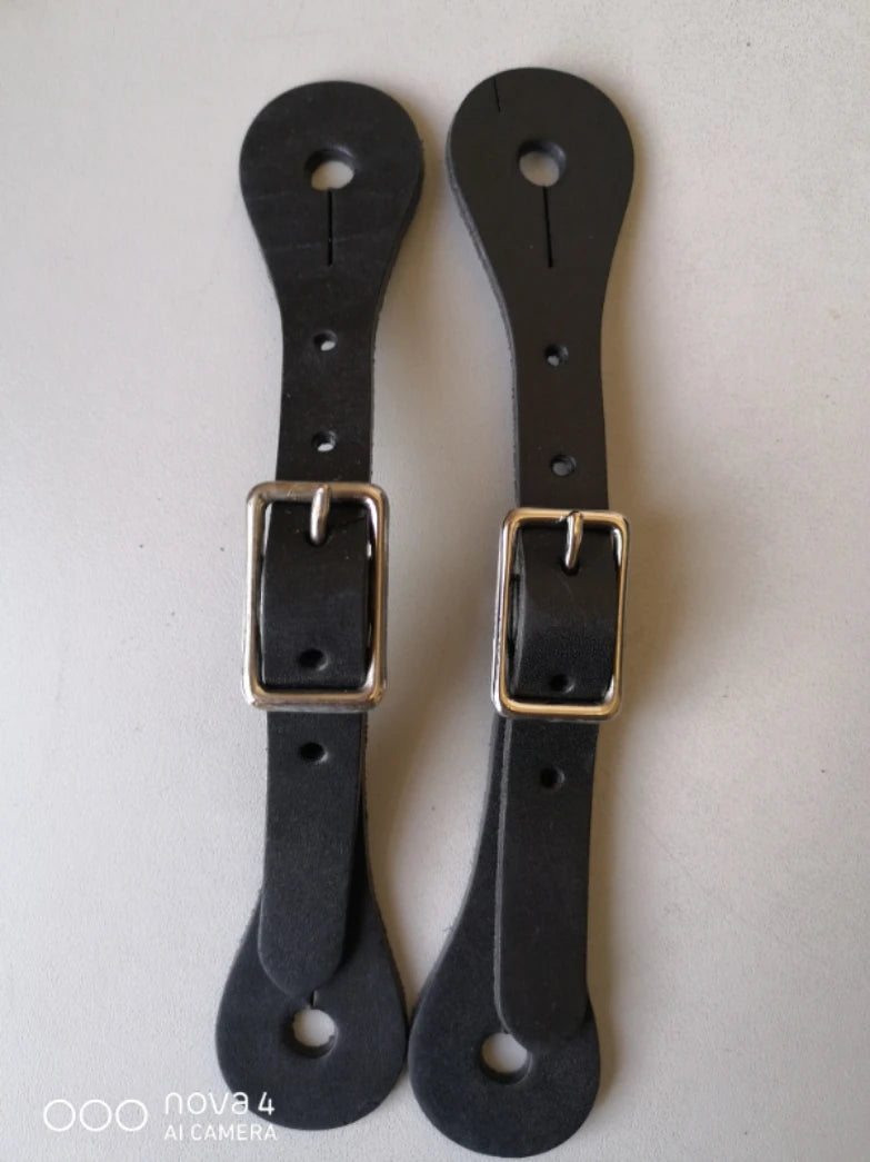 Bronze Horse Riding Spurs Belts Antique German Silver Encrusted Western Cowboy Spurs Hand Carved Equestrian Racing Equipment