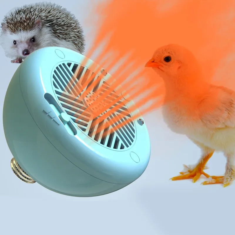 Pet Heating Lamp Animal Warm Light Chicken Thermostatic Temperature Controller Heater Reptile Box Heating lamp 220V 300W