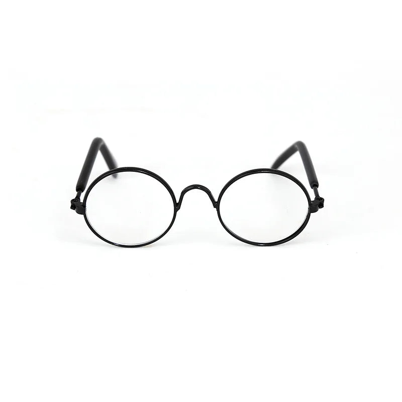 Cute Vintage Round Cat Sunglasses Pet Photos Props Reflection Eyewear Glasses for  Cats Small Dog Pet Dog Cat Accessories