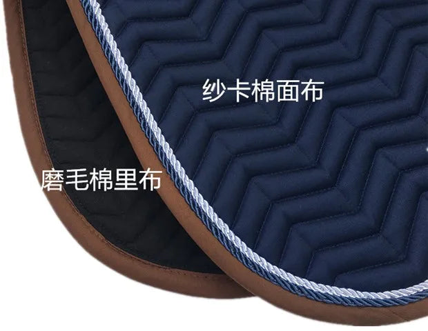 Cotton Composite Saddle Horse Saddle Pad   Blue  Saddle Pads For Horse