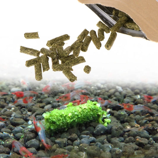 Hottest 35g Crystal Red Shrimp Food Natural Spinach Mixed Ingredient Aquarium Fish Tank