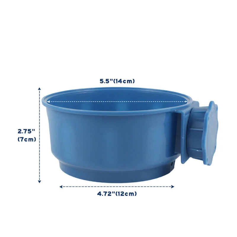 Winter Heating Suspended Pet Feeder Crate Bowl For Puppies Dogs Cat's Bowls Food Water Insulated Bowl Food Container For Cage