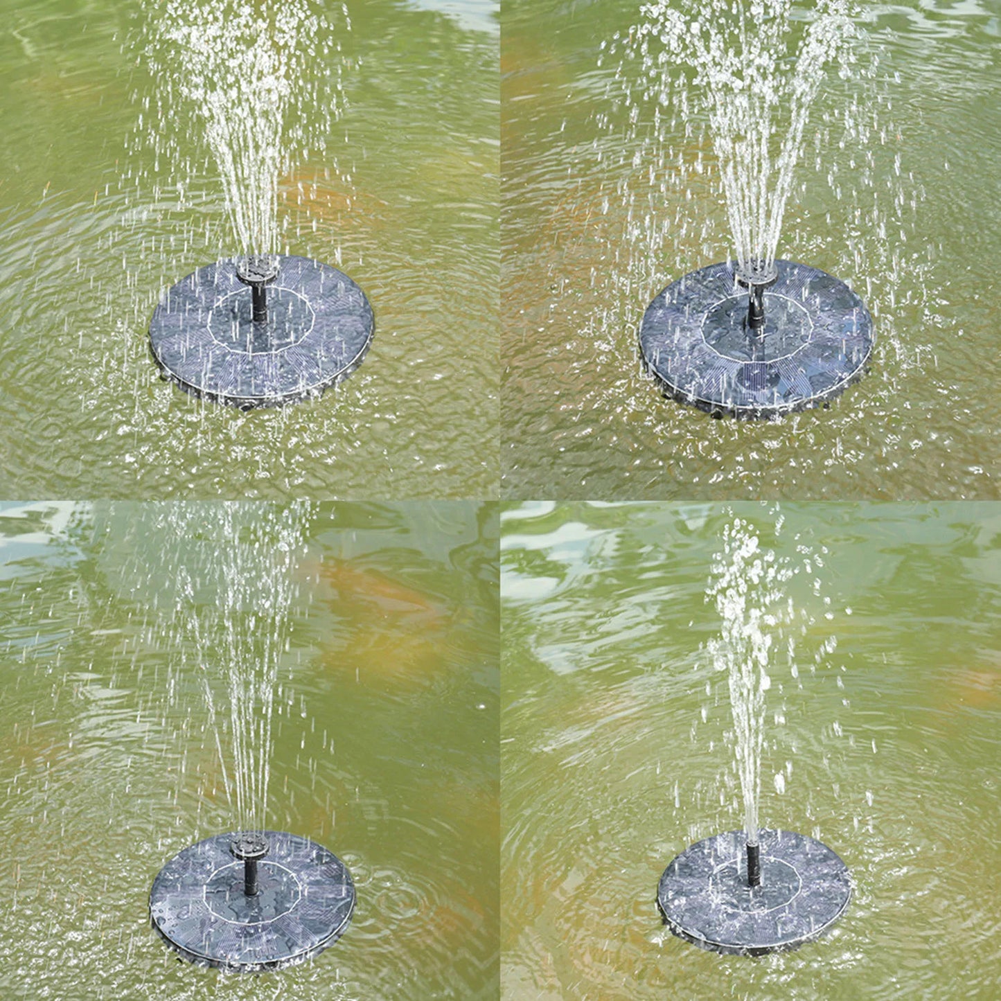 NEW Solar Water Fountain Pool Pond Waterfall Fountain Garden Decoration Outdoor Bird Bath Solar Powered Fountain Floating Water