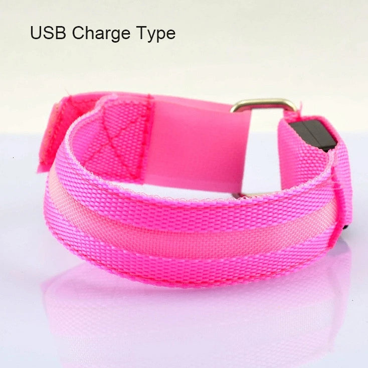 4pcs USB LED Horse Legging Bands Horse Equipment For Night Riding Horse Leg Harness Belts Equestrian Supplies Outdoor Sports