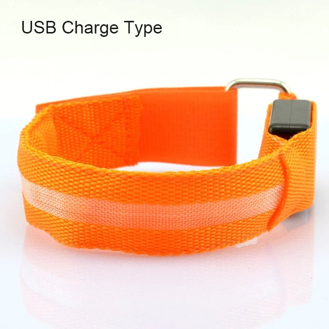4pcs USB LED Horse Legging Bands Horse Equipment For Night Riding Horse Leg Harness Belts Equestrian Supplies Outdoor Sports