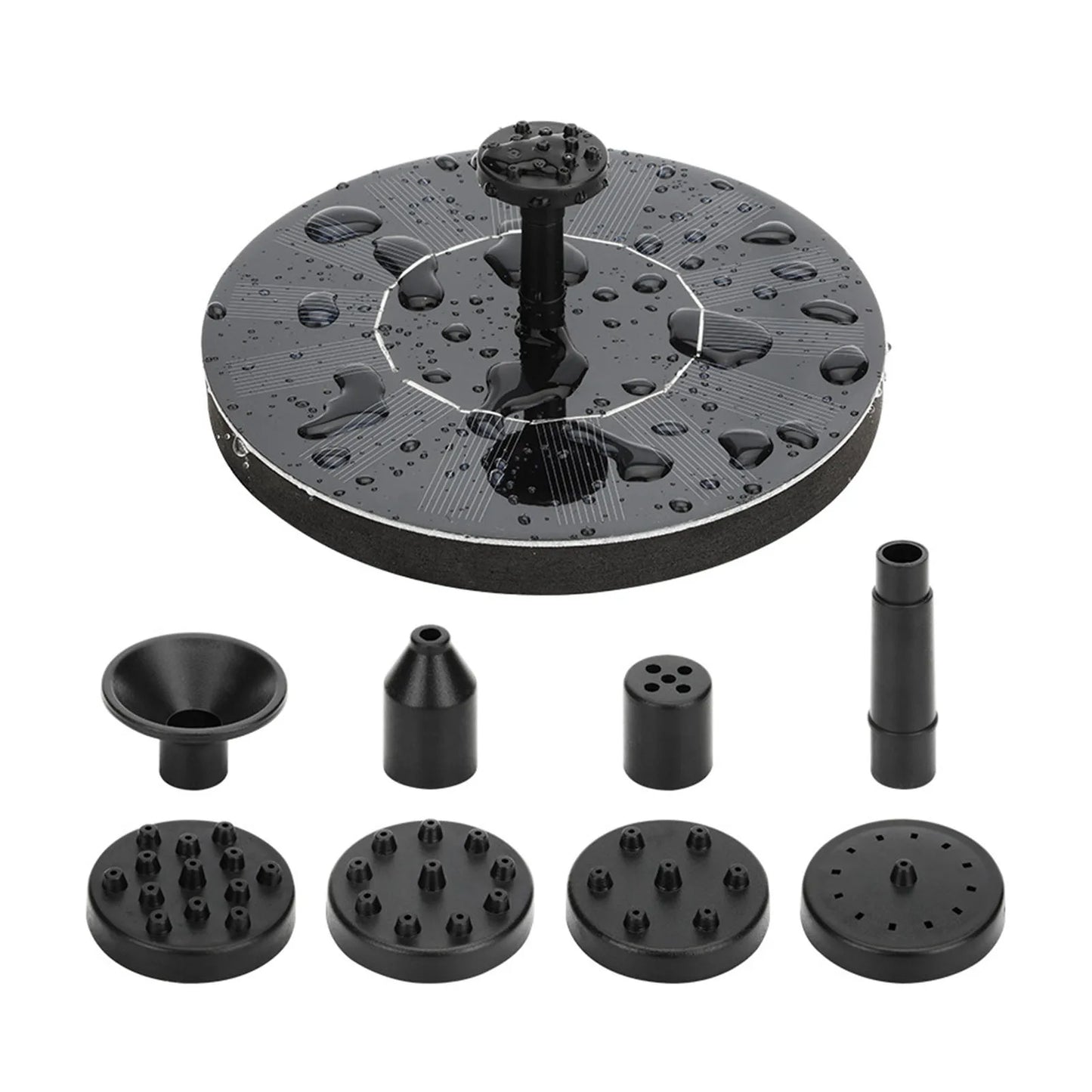 NEW Solar Water Fountain Pool Pond Waterfall Fountain Garden Decoration Outdoor Bird Bath Solar Powered Fountain Floating Water