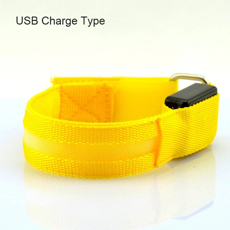4pcs USB LED Horse Legging Bands Horse Equipment For Night Riding Horse Leg Harness Belts Equestrian Supplies Outdoor Sports