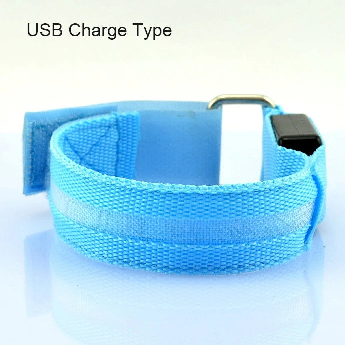 4pcs USB LED Horse Legging Bands Horse Equipment For Night Riding Horse Leg Harness Belts Equestrian Supplies Outdoor Sports