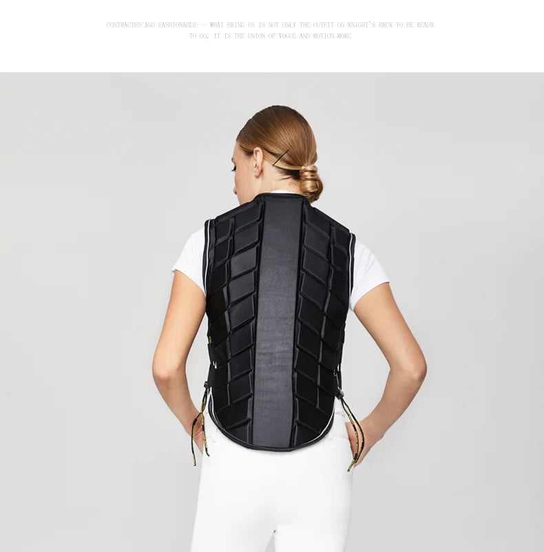 Cavesson Protective vest Thickened equestrian armor Equestrian riding safety body protector horse riding vest equestrian body armor
