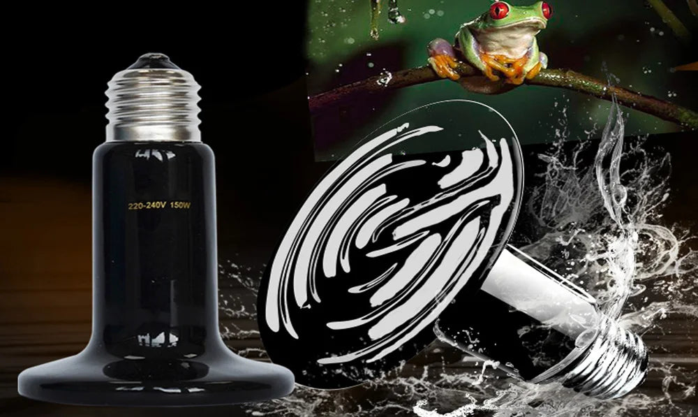 Far Infrared Pet Heating Lamp Ceramic 220V Reptile Turtle Brooder Bulb Heat Emitter Light Bulb 25W 50W 75W 100W 150W 200W