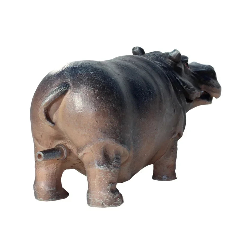 Fish Tank Decorations Hippo Creative Pneumatic Oxygen Pump Levels Aquarium Remove Oil Film Perfect Aquarium Ornament Air Bubbler