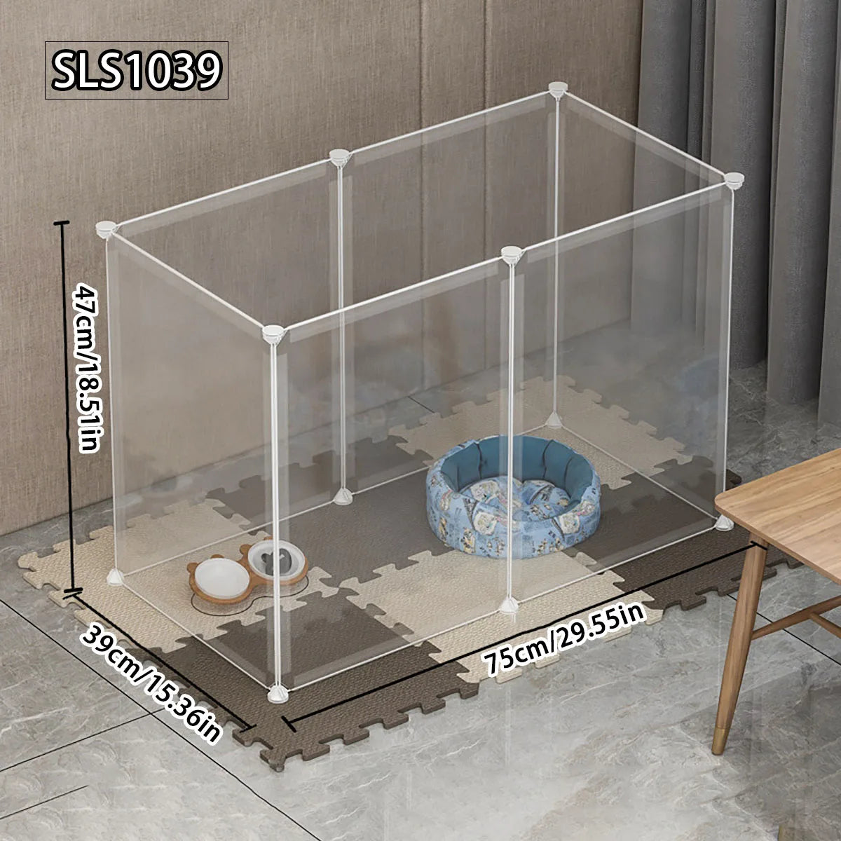 Pet pen Dog cage Indoor kennel fence Dog pen Dog cat free splicing cage Cat cage rabbit