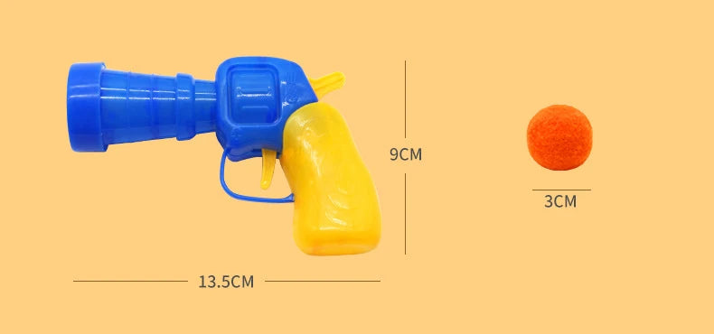10-100pcs Cat Plush Ball Shooting Gun Funny Cat Toys Interactive Launch Training Toy For Pet Kitten Creative Mini Shooting Games