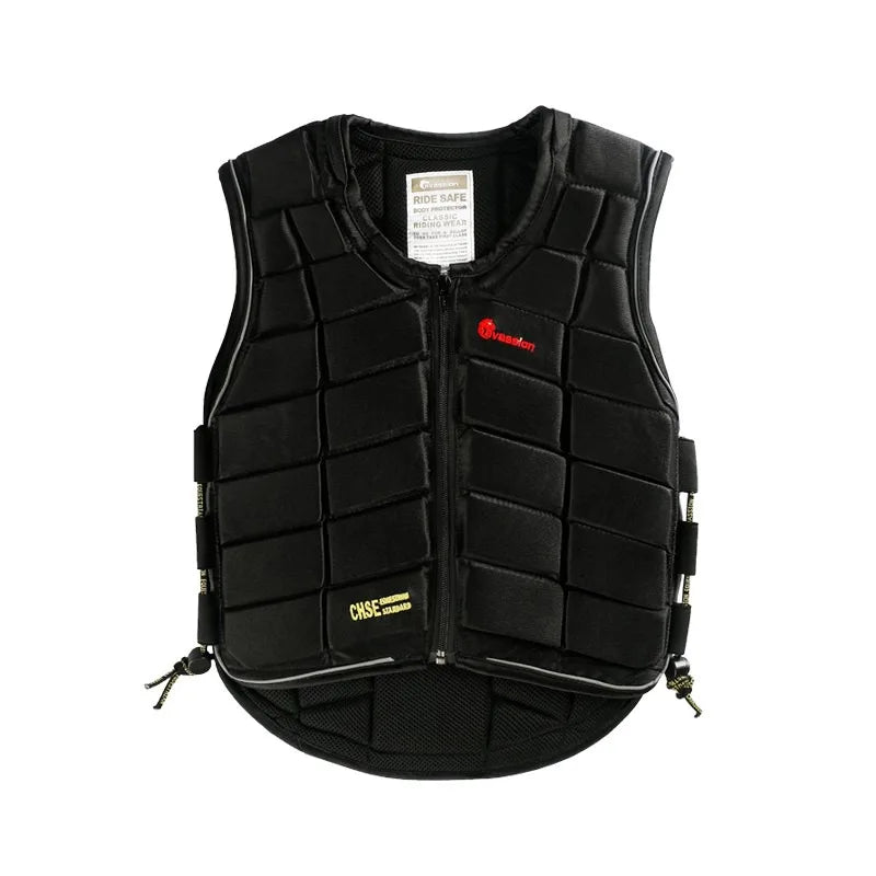 Cavesson Protective vest Thickened equestrian armor Equestrian riding safety body protector horse riding vest equestrian body armor
