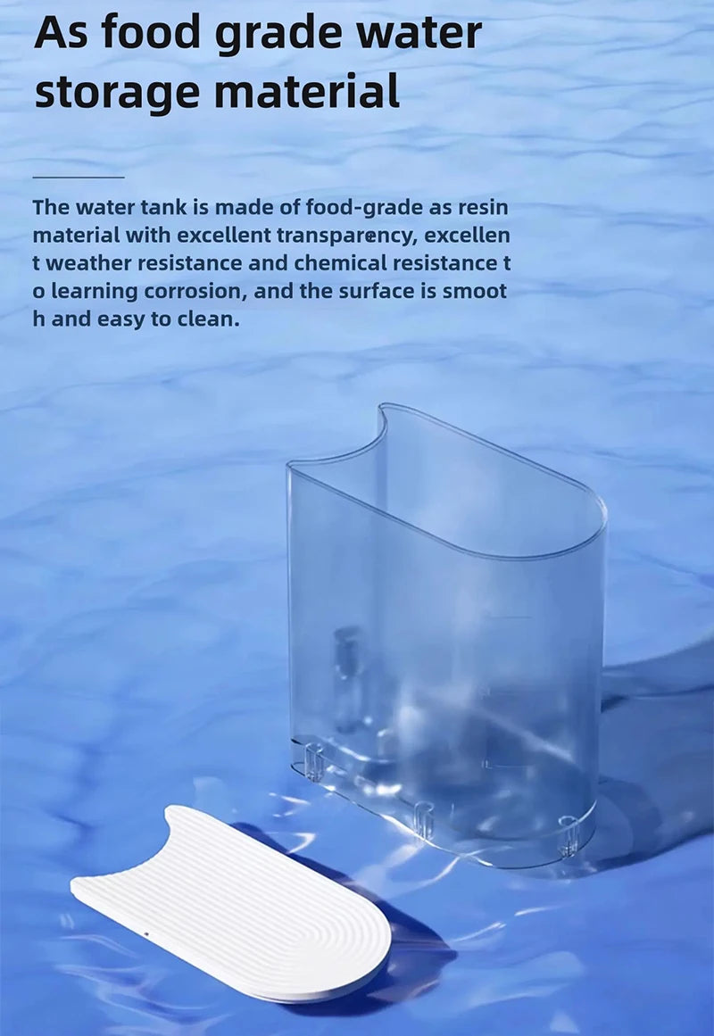 Smart Dump Cat Water Dispenser Running Water Rechargeable Automatic Water Dispenser For Pet Dogs and Cats Non-Recycling No filter needed