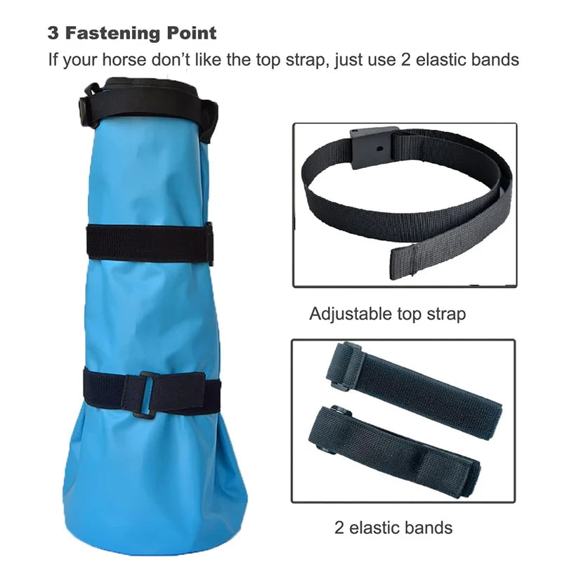 1Pcs Equine Soaking Boot Hoof Care Treatment Bucket Soaker Sack Easy Use Hoof Soaking Boot for Horse