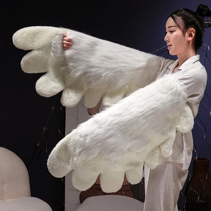 Fursuit Paw Gloves Boots Giant Wearable Accessories Plush Toys Furry Cosplay Cat Bear Shoes Cute Fluffy Animal Manga Party