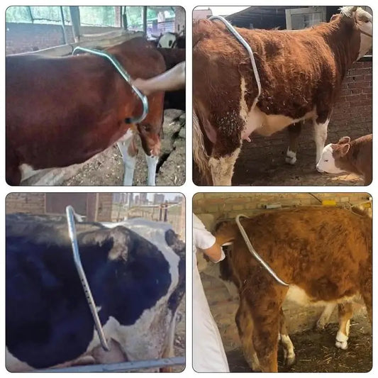 Cow Anti-Kick Rod Steel Anti-kick Rod For Cattle Retractable Farm Cow Supplies