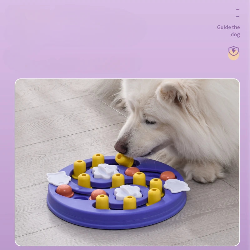 Dog Puzzle Toys Slow Feeder Interactive Increase Puppy IQ Food Dispenser Slowly Eating Non-Slip Bowl Pet Cat Dogs Training Game