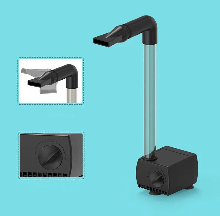 Ultra Clear Glass Mini Salt Water Marine Aquarium Fish Tank