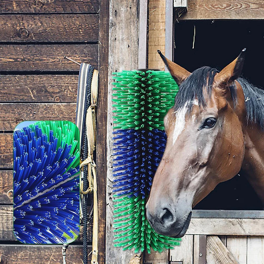 Massage Grooming Brush Relieve Itching on The Back of Livestock Cow Brush Livestock Scratching Brush for Horse Cattle Sheep