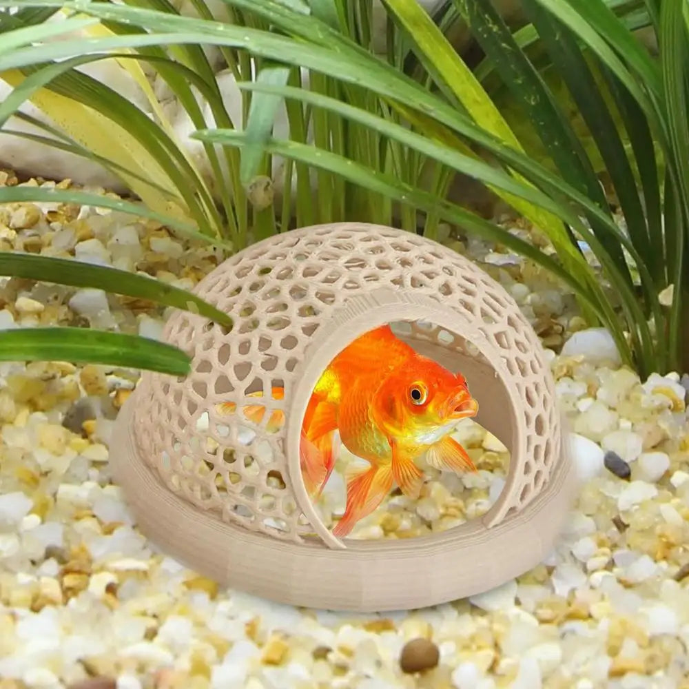 Betta Cave Floating Betta Shrimp Aquarium Hammock Safe Resting Fish Tank Decorations Feeding Breeding House