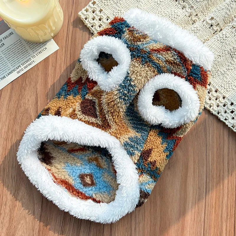 Big Dog Clothes Winter Fleece Clothing for Small Medium Large Dogs Soft Puppy Sweatshirt Warm Two-Legged Pets Clothing and Cats