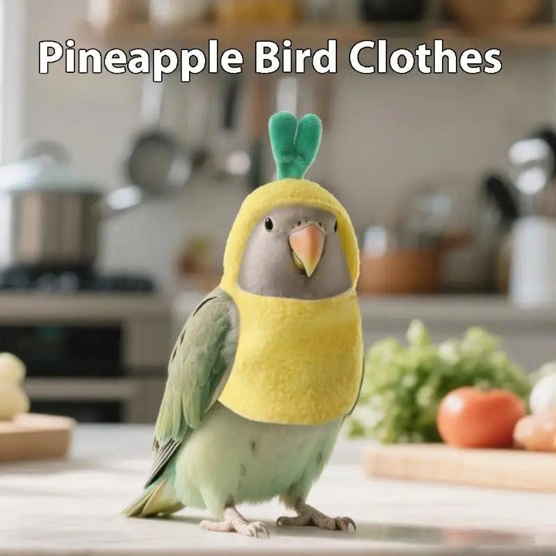1Pc Cute Soft Bird Role Play Clothes Funny Transform Into Rabbit Pineapple Bird Clothing Cosplay Photo Prop Bird Parrot Clothing