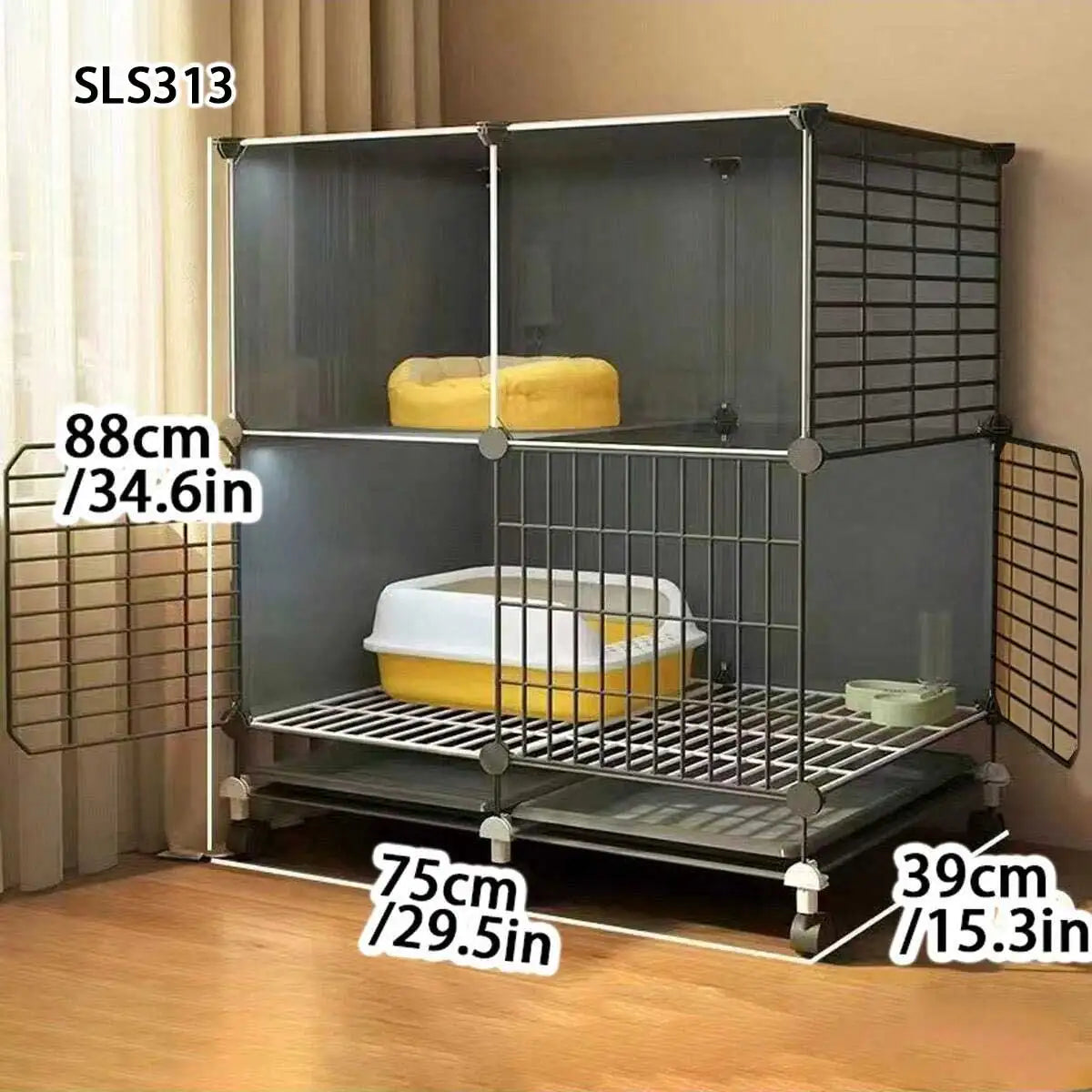 Cat Cage, Household Indoor Small Apartment, Cat Villa, Cat House, Cat Nest, Integrated Does Not Occupy an Area