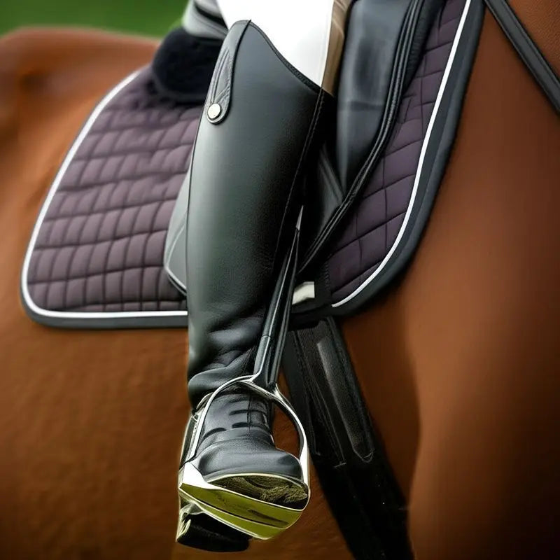 Non-Slip Equestrian Boots Leather Equestrian Supplies Long Boots Riding Equipment Ultra Footwear Resistant Horse Rider Shoes