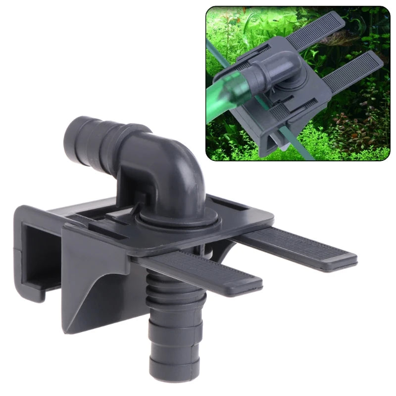 Water Pipe Holder Fish Tank Plastic Mounting Clips Durable Aquarium Tube Clamp Hose Holders Clip for Inlet Outlet Tu