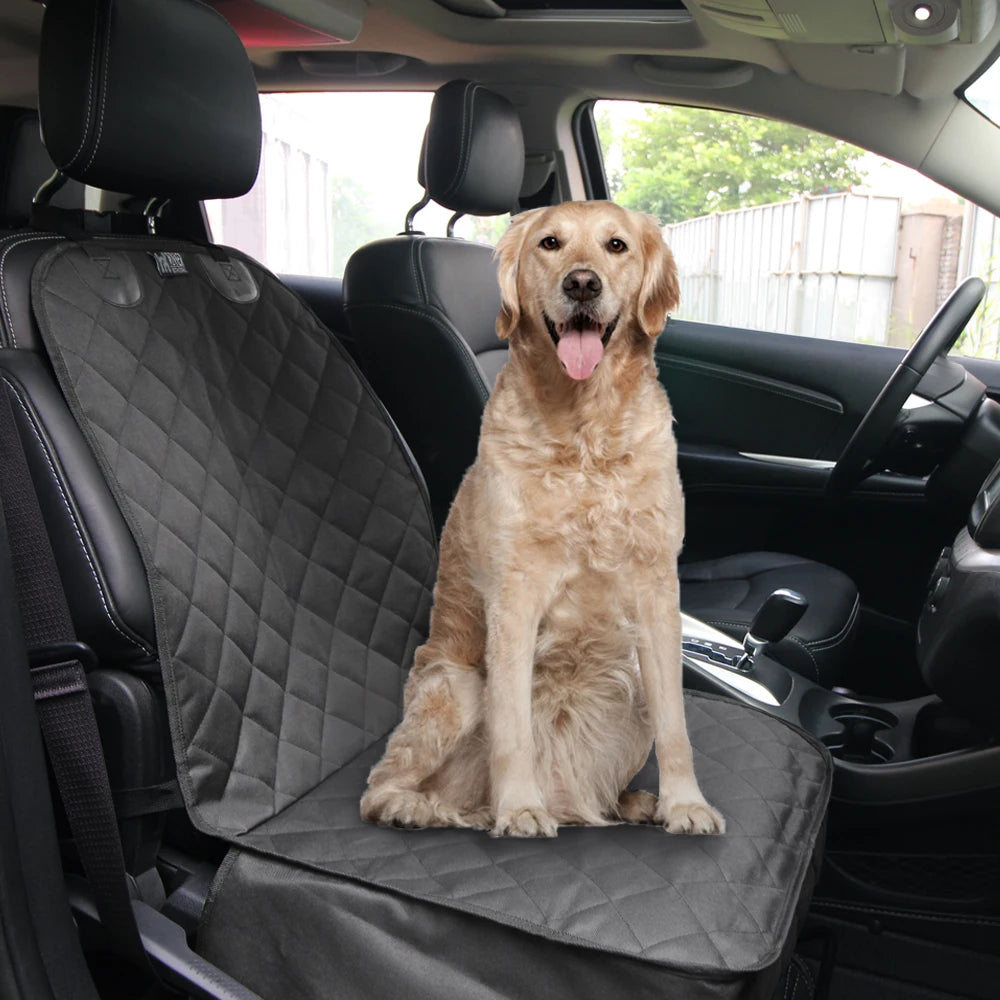 Dog Car Seat Covers 100% Waterproof Pet Cat Dog Carrier Mat Seat Cover for Cars Trucks and SUV Front Seat