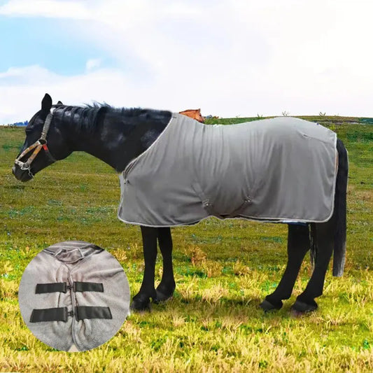 Warm Horse Rugs Horse Fleece Cooler Blanket Soft Insect Repellent Horse Blankets Flannel Protective Horse Clothing