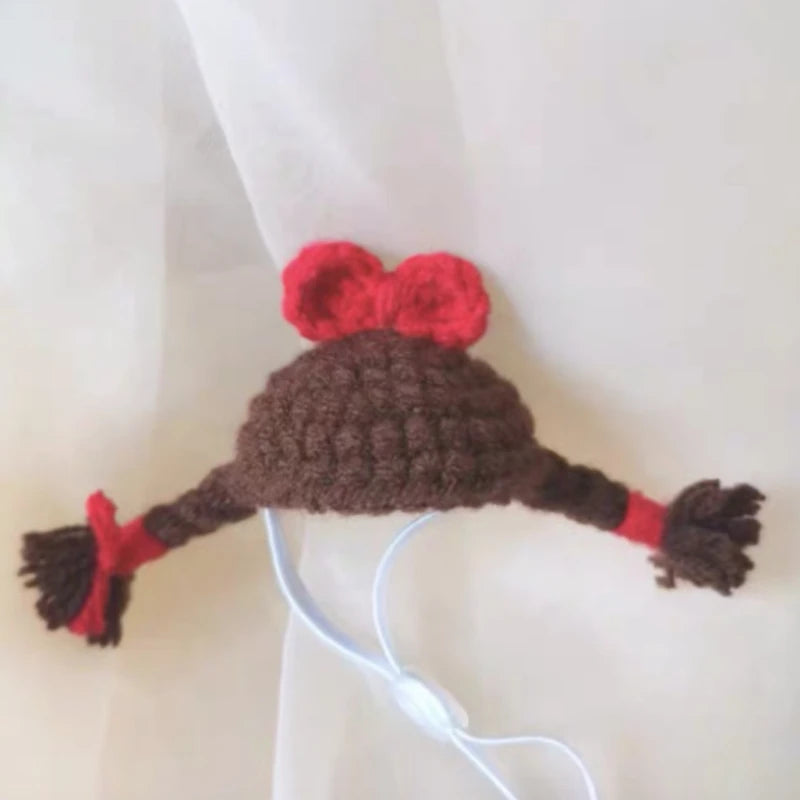Handmade Knitted Parrot Hat Funny Frog Parrot Hat Small Animal Outfit Suit Adjustable Chin Strap Snake Hat Cute Small Pet Hat