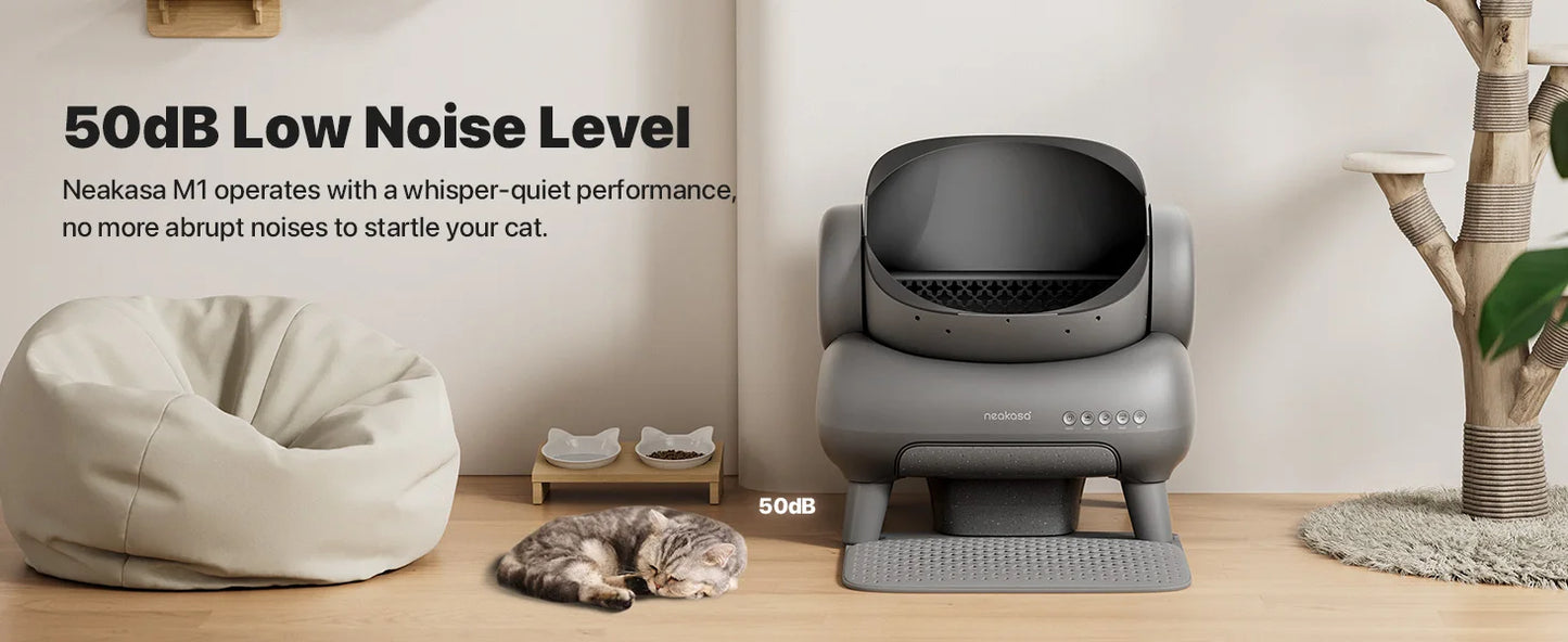 Origin  M1 Large Low noise Odor Eliminator App Control Intelligent Electric Self Cleaning Smart Automatic Cat Litter Box