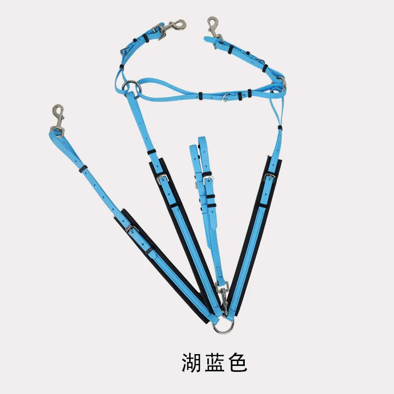 PVC Endurance Breastplate Adjustable Martingale Set Equestrian Tack Horse Riding Gear Saddle Accessories